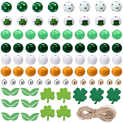 Kits de fabrication de bijoux à faire soi-même pour la Saint-Patrick&nbsp;DIY-SP0007-78