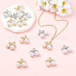 Подвески со стразами из сплава 10 шт.&nbsp;FIND-YW0010-96G