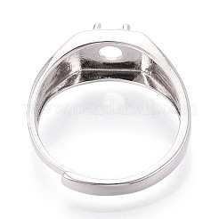 Позолоченное родием 925 стерлинговое серебро помолвочное кольцо-солитер&nbsp;STER-T008-21P