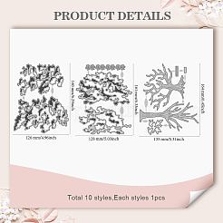 Углеродистая сталь разрезает трафареты&nbsp;DIY-WH0309-2329