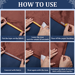 6 рулон пластиковой двухсторонней клейкой ленты&nbsp;AJEW-PH0007-28