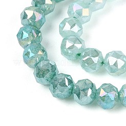 Anlaufschutz-Glasperlenstränge mit galvanischer Beschichtung&nbsp;GLAA-N064-6mm-08