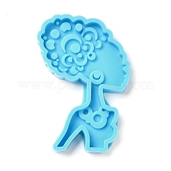 Черный женский портрет&nbsp;LS-SIMO-C007-01B