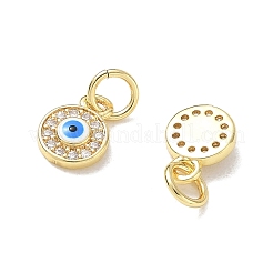 Messing micro pave klar zirkonia charme&nbsp;CU-CBA6305-01G