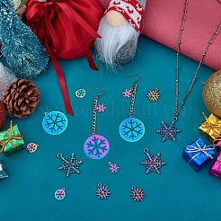 12pcs 6 pendentifs en alliage de couleur arc-en-ciel&nbsp;sgFIND-SZ0005-79
