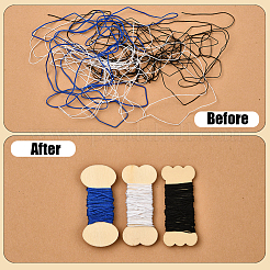 60 шт. 3-х видов деревянных досок для намотки ниток&nbsp;DIY-SC0031-10A