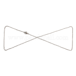 Catena unisex in acciaio inossidabile 304 anti-ossidazione per collana&nbsp;X-STAS-P045-01P-B