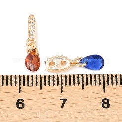 Латунные микро проложить кубического циркония подвески&nbsp;KK-A283-01G