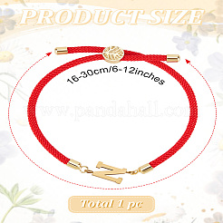 1 pulsera deslizante con cordón de nailon ajustable para mujer&nbsp;BJEW-LP0001-32N-02