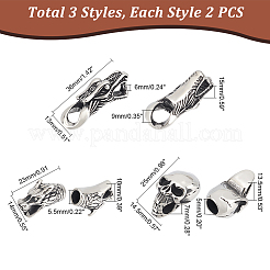 6 pieza de 3 extremos de cable de acero inoxidable 304 de estilo&nbsp;STAS-UN0047-71