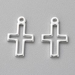 Messing kleine Kreuz Charms&nbsp;KK-H739-09S