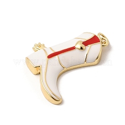 Pendentifs d'émail en laiton &nbsp;KK-H267-113G