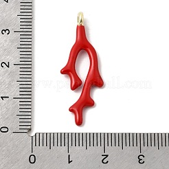 Подвески из эмали и сплава&nbsp;LS-ENAM-L052-01G-02