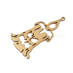 Pendentifs en acier inoxydable Halloween 201&nbsp;STAS-Z155-01B-G