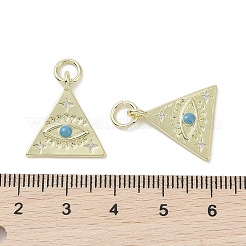 Латунные микро проложить кубического циркония подвески&nbsp;KK-L209-061G-01