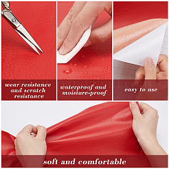 Самоклеящаяся ткань из искусственной кожи&nbsp;DIY-WH0001-92B