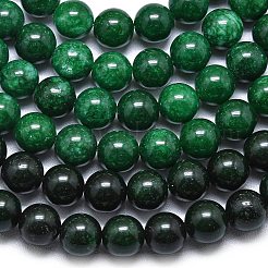 Chapelets de perles en jade de malaisie naturelle&nbsp;G-L645-A01-14mm-17