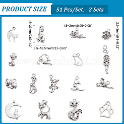 Сплавочные подвески тибетского стиля&nbsp;FIND-HY0002-86