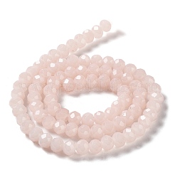 Запекание расписных стеклянных бусин с имитацией нефрита&nbsp;X-DGLA-A034-J6MM-A41