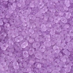 Fgb mattierte transparente Glasperlen&nbsp;SEED-N013-06A-07