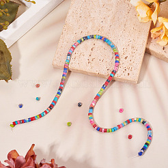 1 нитка бусин из синтетической императорской яшмы и бирюзы&nbsp;G-TA0002-80