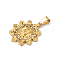 Jungfrau Maria Thema 304 Edelstahl Anhänger&nbsp;STAS-F336-05A-G