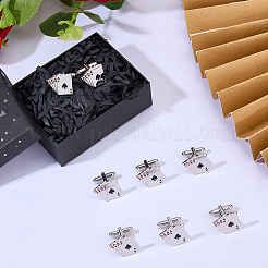 4 paire de boutons de manchette en alliage&nbsp;FIND-FH0018-14
