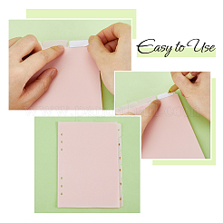 Feuilles intercalaires d'index de classeur en plastique&nbsp;FIND-WH0018-46