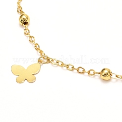Collana e bracciali con ciondoli a farfalla&nbsp;SJEW-JS01215