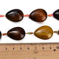 Naturelles agate jaune brins de perles&nbsp;GG-CBAB9C6-C02-01