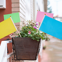 30 шт. двухцветный флаг из полиэстера и пластика&nbsp;AJEW-AR0005-24