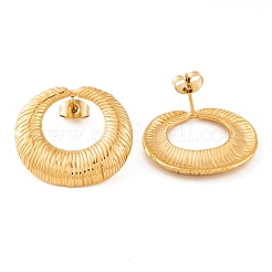 Boucles d'oreilles à tige en acier inoxydable 304 avec placage ionique (IP) pour femmes&nbsp;EJEW-L272-009G