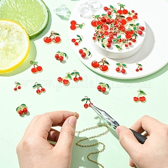 40шт 8 стиля подвески из сплава с эмалью&nbsp;ENAM-CJ0006-93