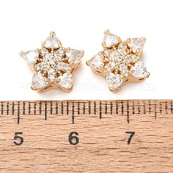 Perles de zircone cubique micro pave en Laiton&nbsp;CU-CBAEC99-33G-03