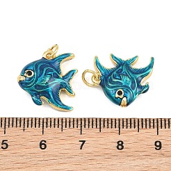 Colgantes de esmalte de latón&nbsp;KK-CBA3297-05B-G03