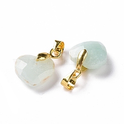 Природные подвески амазонит&nbsp;G-C023-07F