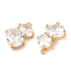 Латунь со стеклянными подвесками&nbsp;KK-F860-71G