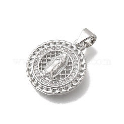 Латунные микро проложить кубического циркония подвески&nbsp;KK-D431-039P