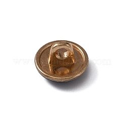 1-Loch-Ösenknopf aus Aluminium&nbsp;BUTT-WH0028-02A
