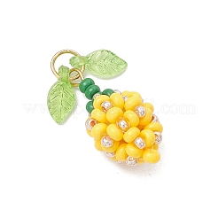 Подвески-бутоны из стеклянных бусинок&nbsp;PALLOY-MZ00759-03