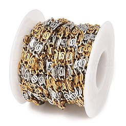 Двухцветные цепочки Lumachina из нержавеющей стали 304&nbsp;CHS-P028-03A