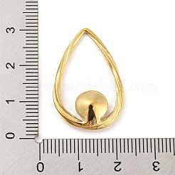 Подвески из нержавеющей стали 304 с микропаве из кубического циркония&nbsp;LS-STAS-F299-01G-02