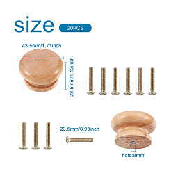 Ручка для ящика из дерева schima&nbsp;SW-TAC0001-08