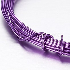 Fil d'artisanat rond en aluminium&nbsp;AW-D009-2mm-5m-11