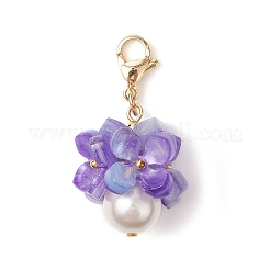 Украшение подвески из ракушки и жемчуга&nbsp;HJEW-TA00328