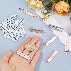 16 Set handgefertigte dekorative Etiketten aus Zinklegierung&nbsp;FIND-FH0017-79