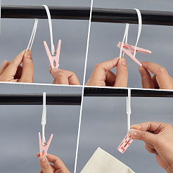 Прищепки из полипропилена с веревкой для подвешивания&nbsp;AJEW-WH20060-83