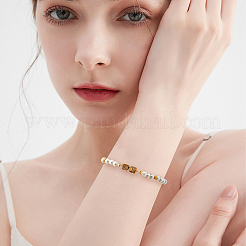 60 шт. 2 цвета латунные обжимные бусины&nbsp;KK-BBC0023-33