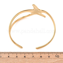 Bracciali aperti da donna a forma di stella marina in acciaio inossidabile 304.&nbsp;SA-CBABC9E-04G