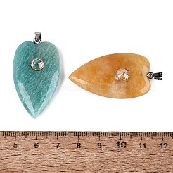Colgantes de piedras preciosas naturales mezclados&nbsp;G-Q601-47